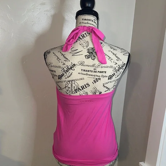 Hapari Bright Pink Halter Tank Top - Picture 5 of 8